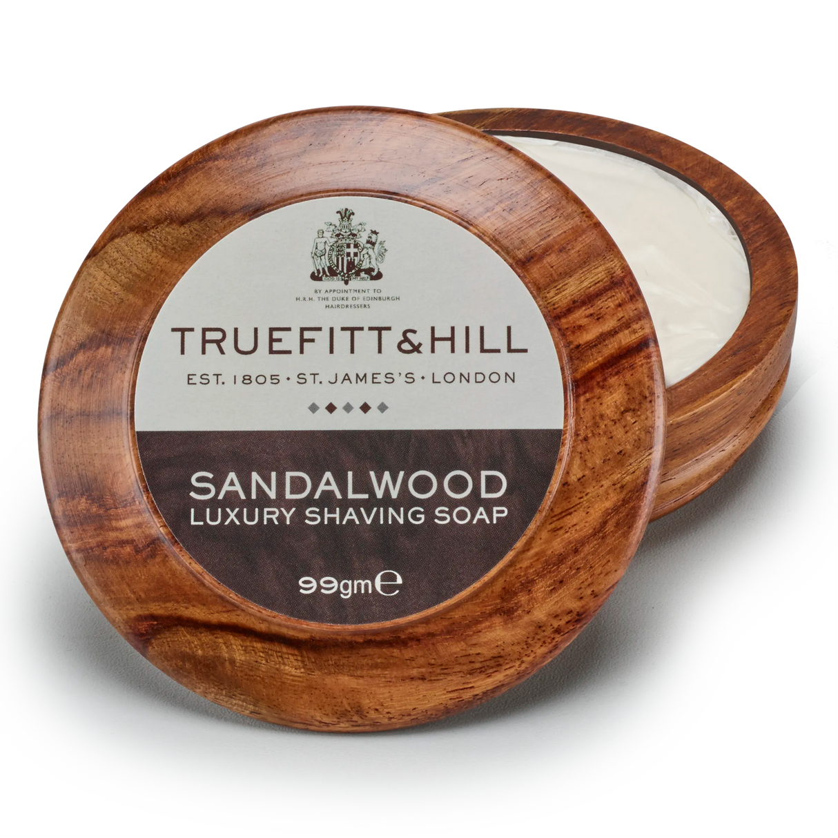 Truefitt & Hill Luxury barbersåpe i treskål - Sandalwood 