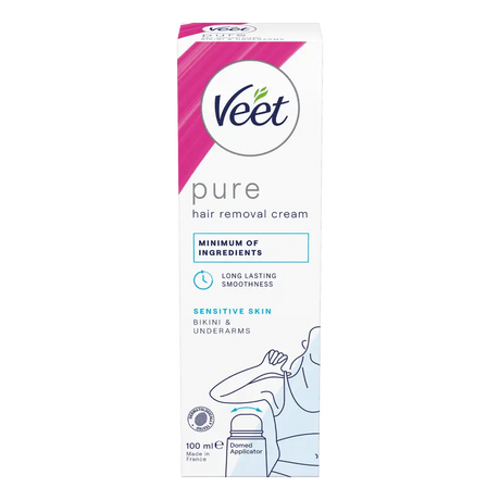 Veet Pure hårfjerningskrem bikini & armhuler sensitiv hud 