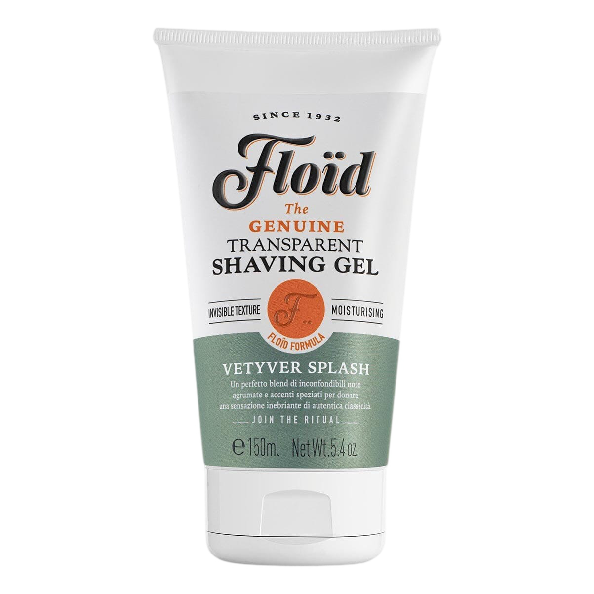 Floïd Shaving Gel barbergelé Vetyver Splash