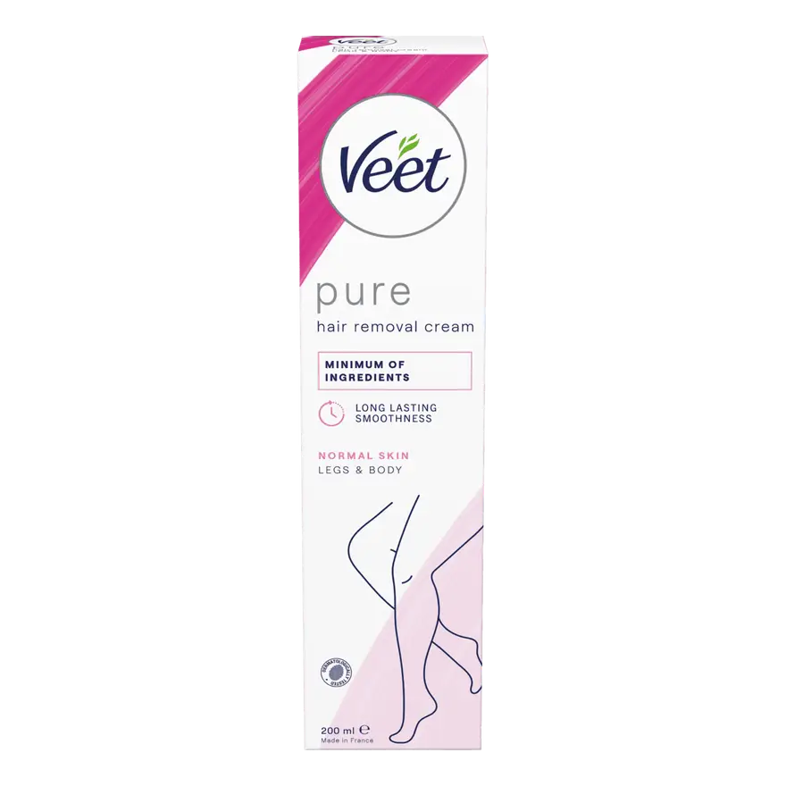 Veet Pure hårfjerningskrem ben & kropp normal hud 