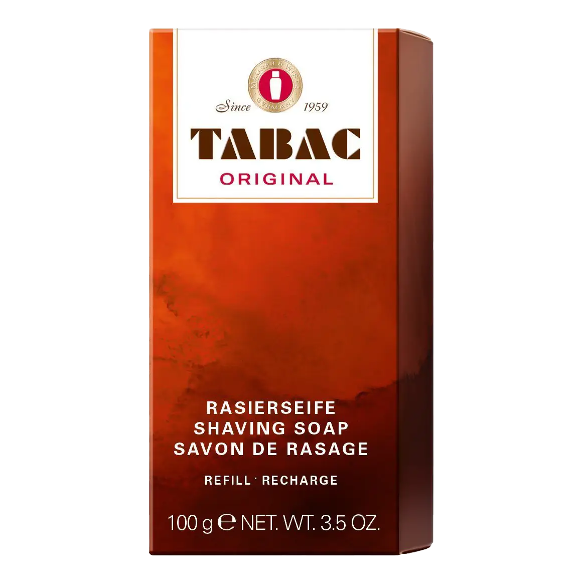 Tabac barbersåpe på stick - Refill 