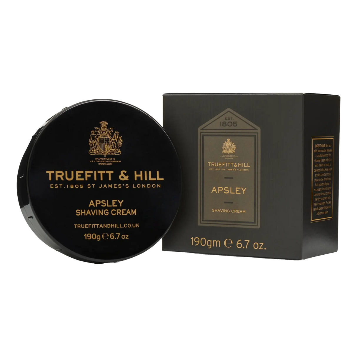 Truefitt & Hill barberkrem i skål - Apsley 