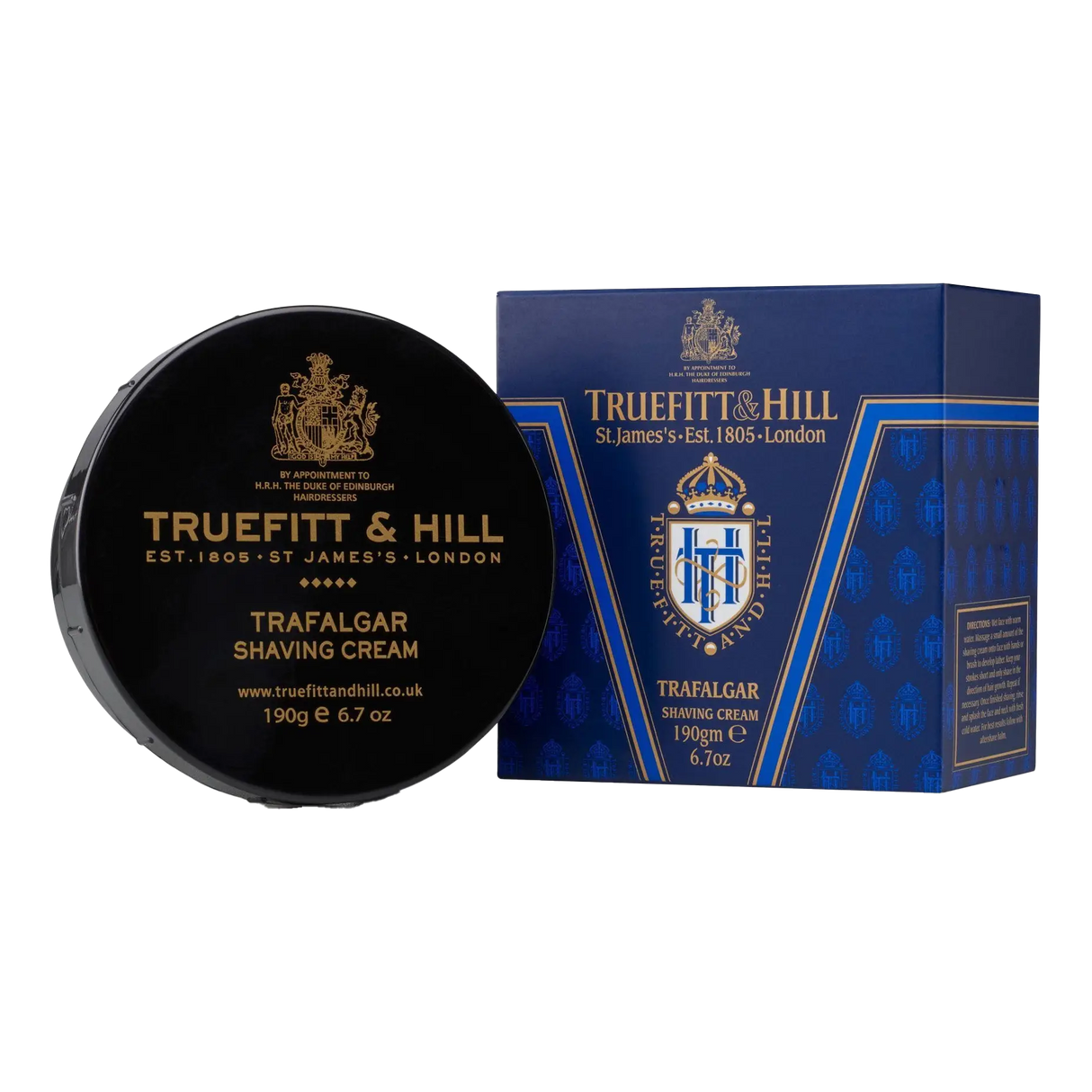 Truefitt & Hill barberkrem i skål - Trafalgar 