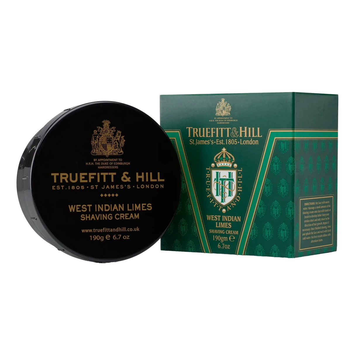 Truefitt & Hill barberkrem i skål - West Indian Limes 