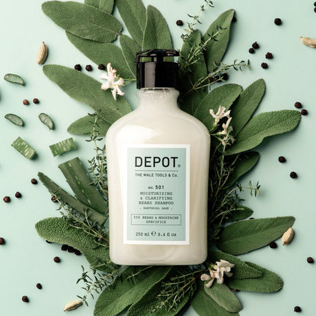 Depot No. 501 - Moisturizing & Clarifying Beard Shampoo Sartorial Sage 