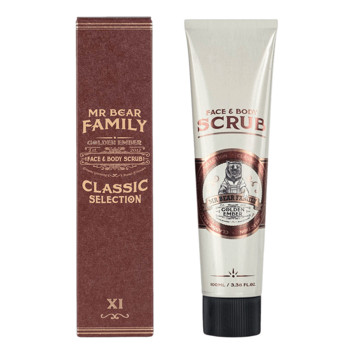 Mr Bear Golden Ember Face & Body Scrub