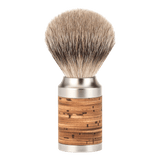 Mühle ROCCA Silvertip Badger barberkost i rustfritt stål Bjørkenever