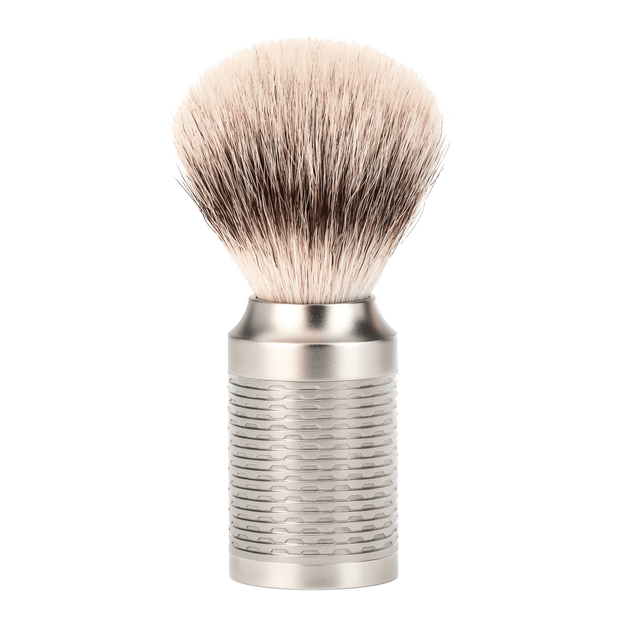 Mühle Rocca Silvertip Fibre barberkost i rustfritt stål Rustfritt stål