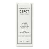 Depot No. 403 Pre-Shave & Softening Beard Oil Fresh Black Pepper