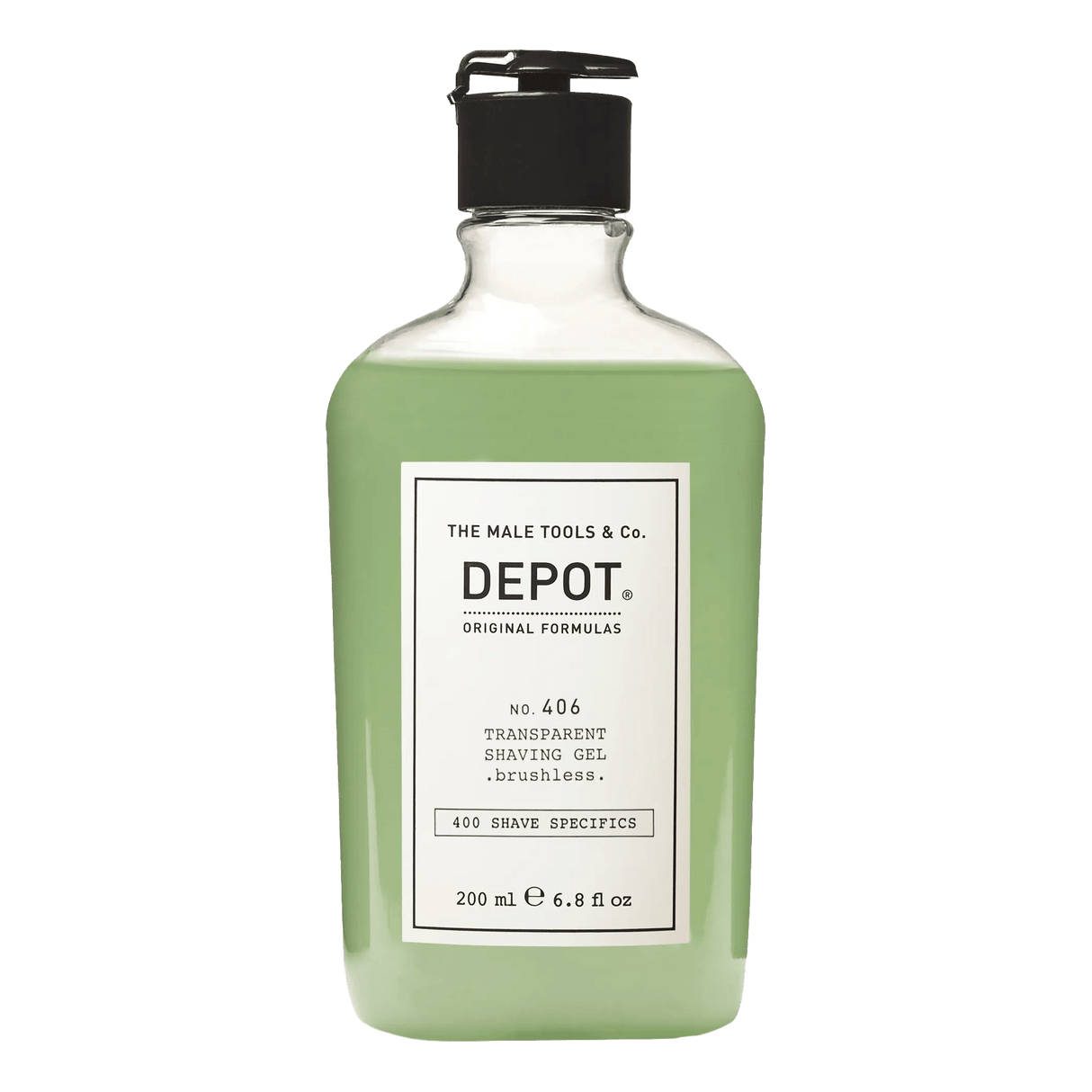 Depot No. 406 Transparent Shaving Gel 200 ml