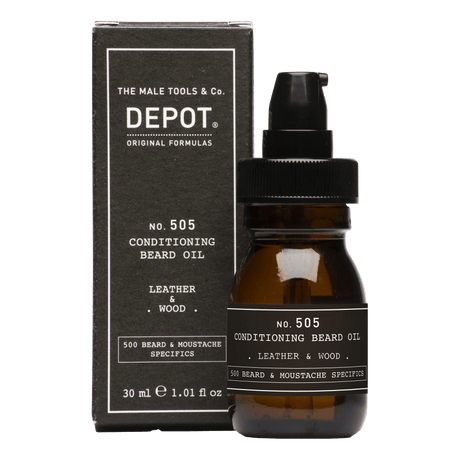 Depot No. 505 Conditioning Beard Oil Leather & Wood