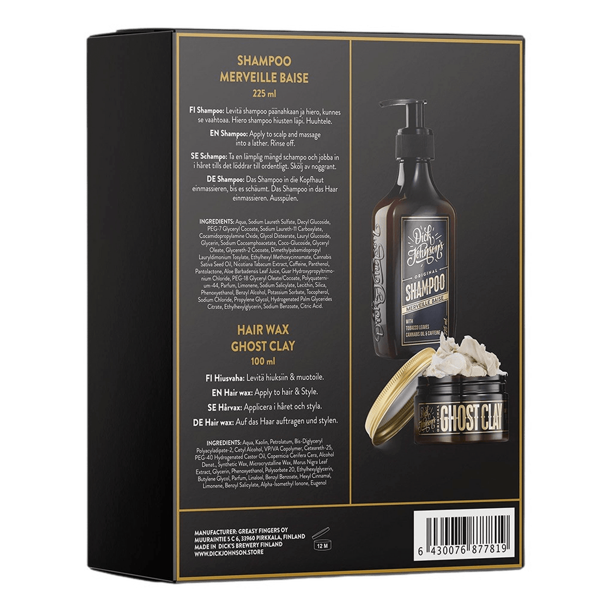 Dick Johnson Hair Kit gavesett