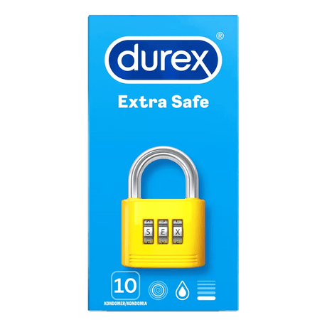 Durex Extra Safe kondomer 10-pakning