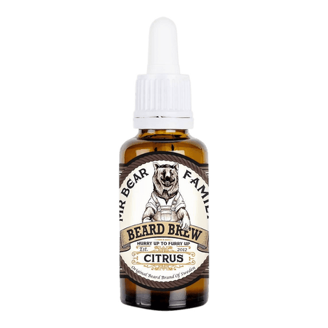 Mr Bear Family Beard Brew skjeggolje - Citrus 30 ml