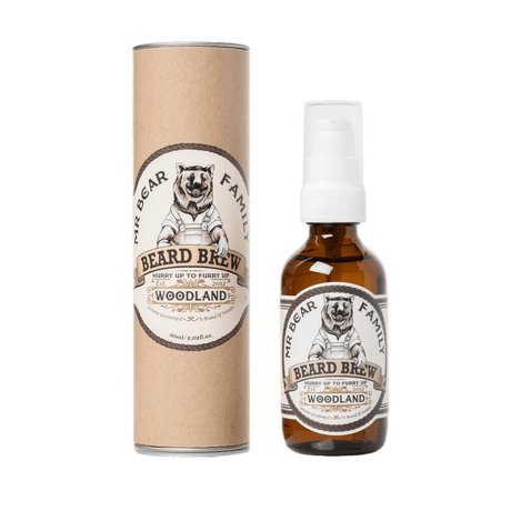 Mr Bear Family Beard Brew skjeggolje - Woodland 60 ml