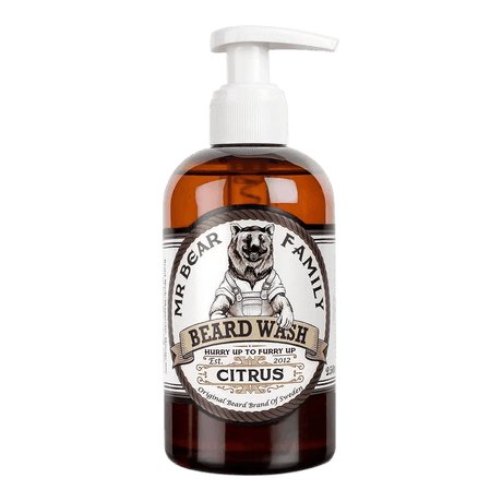 Mr Bear Family Beard Wash skjeggsjampo - Citrus