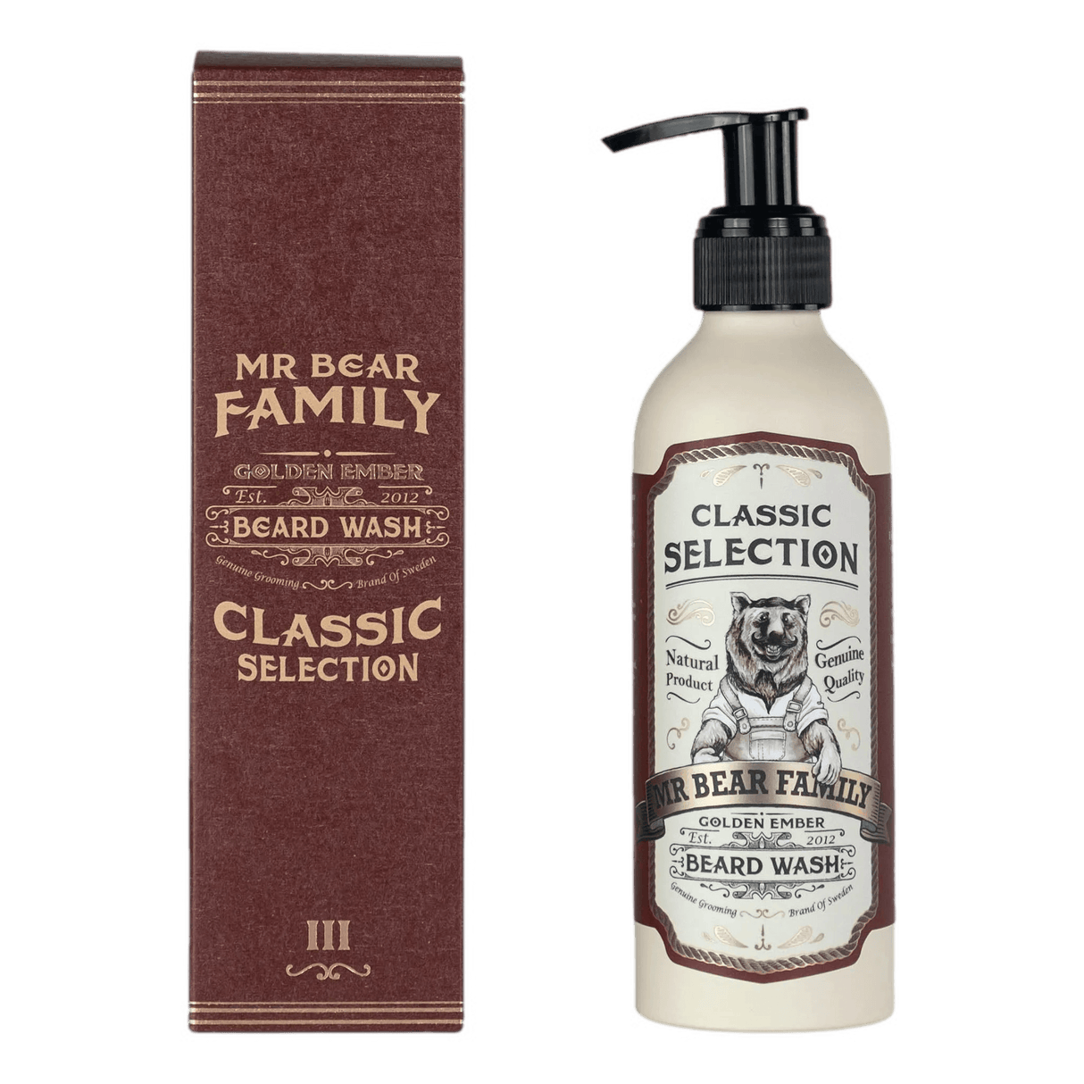 Mr Bear Golden Ember Beard Wash