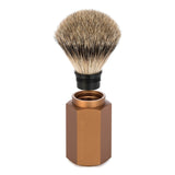 Mühle Hexagon Silvertip Badger barberkost Bronze