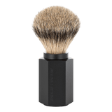 Mühle Hexagon Silvertip Badger barberkost Graphite