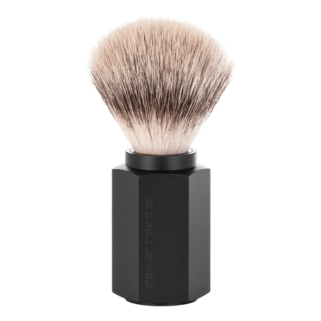 Mühle Hexagon Silvertip Fibre barberkost Graphite