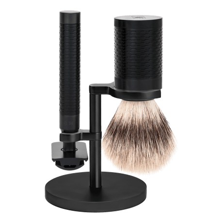 Mühle Rocca barbersett Jet Black