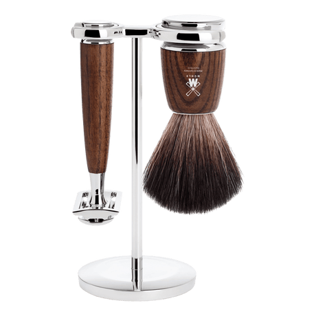 Mühle Rytmo barbersett 3 deler Black Fibre Ask