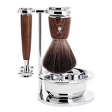 Mühle Rytmo barbersett 4 deler Black Fibre Ask