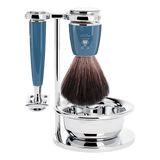 Mühle Rytmo barbersett 4 deler Black Fibre Petrol