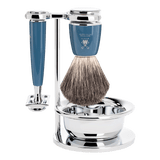 Mühle Rytmo barbersett 4 deler Pure Badger Petrol