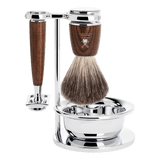 Mühle Rytmo barbersett 4 deler Pure Badger Ask