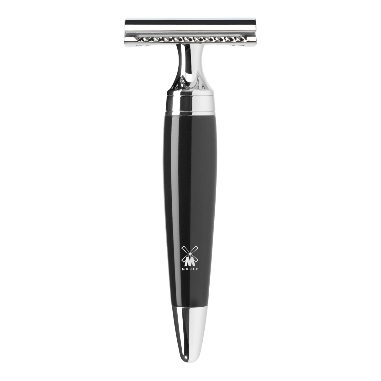 Mühle Stylo tradisjonell barberhøvel Sort