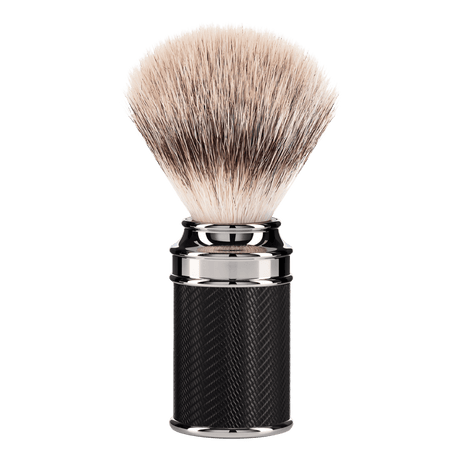 Mühle Traditional Silvertip Fibre barberkost Sort